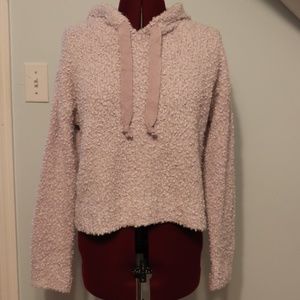 Lavender Sherpa Hoodie Sweater
